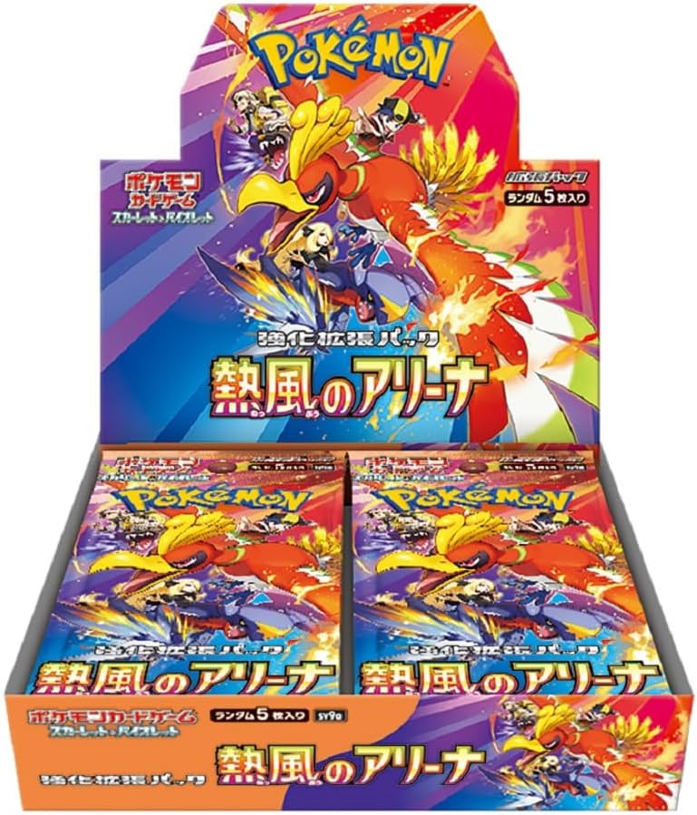 Japanese Pokemon TCG Scarlet & Violet booster pack Heatwave Arena sv9a 1 Box (30 packs)